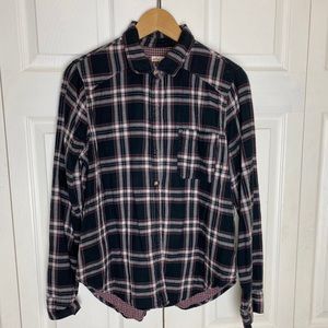 Hollister Women Flannel Plaid Shirt